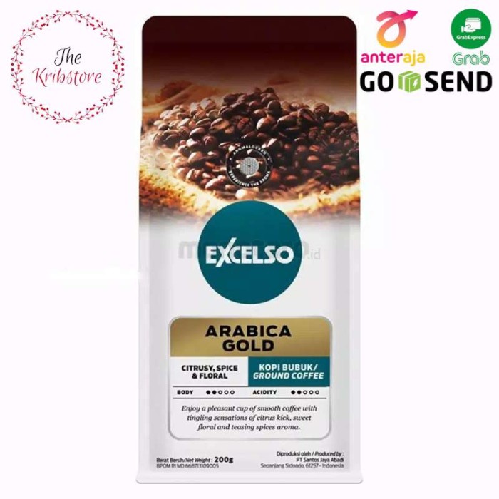 

EXCELSO ARABICA GOLD 200 GR BUBUK KOPI