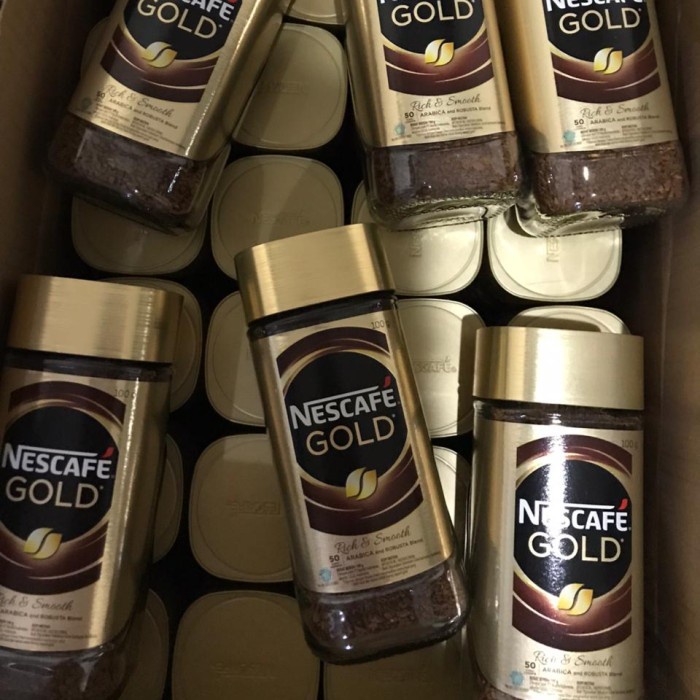 

PROMO KOPI NESCAFE GOLD 100GR NESTLE JAR 50 CUPS IMPORT KOREA