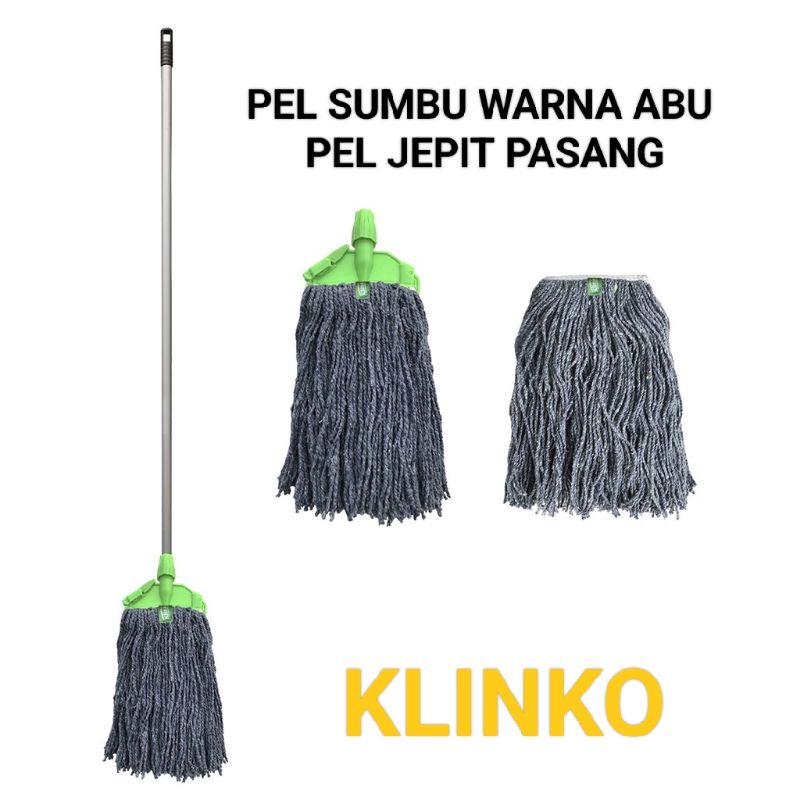 Jual Pel Lantai Klinko Pel Mop Pel Sumbu Abu Jepi Pasang Pel Sumbu