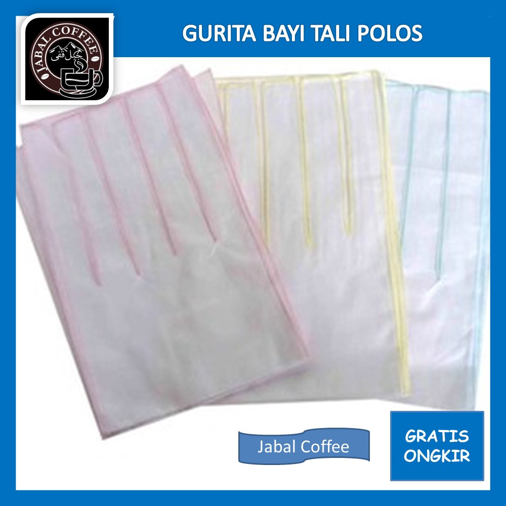 Bedong Gurita Bayi Isi 6 / Gurita Bayi Tali Motif Polos Keyko Untuk Bayi Baru Lahir Isi 6 Pcs