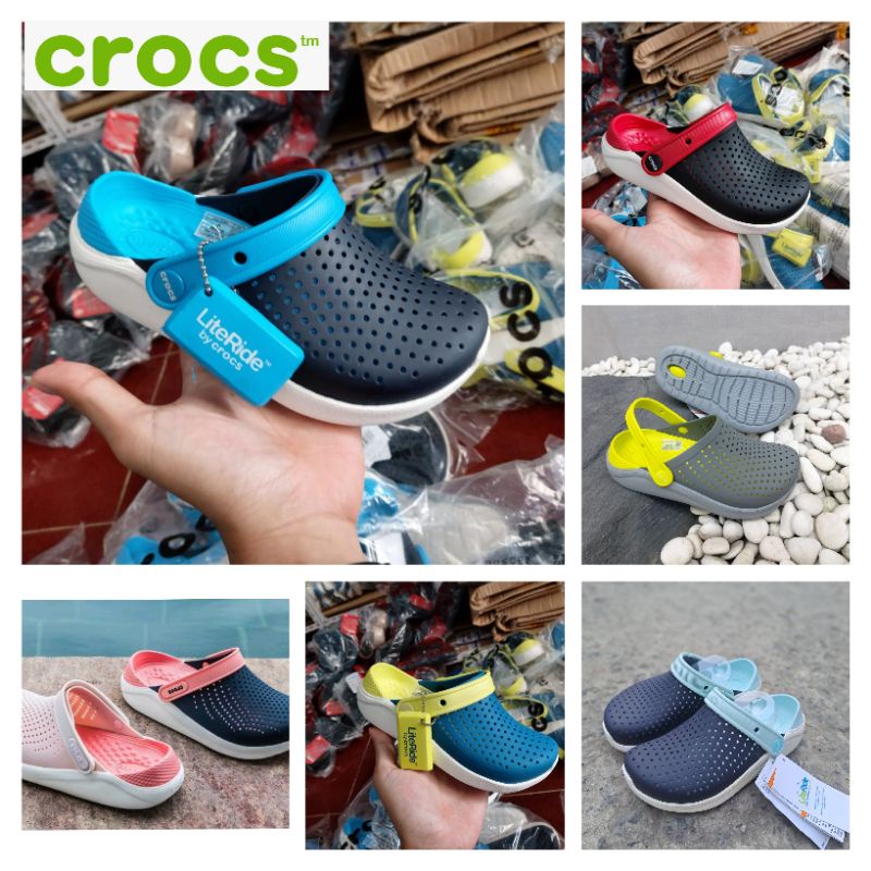 Crocs Literide clog junior / Sandal Anak Crocs literide clog jujior