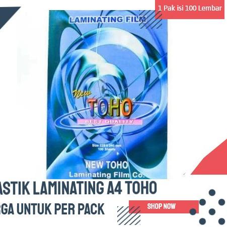 

Plastik Laminating a4 TOHO 100 MIKRON