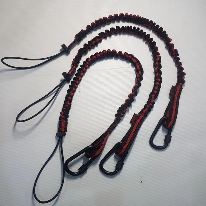 

Safety Tool Lanyard - Black Red (Tali Pengaman Peralatan)