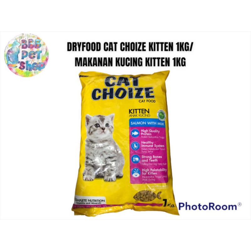 MAKANAN KUCING CAT CHOIZE KITTEN 1 KG