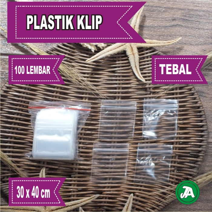 Jual Plastik Klip X Cm Tebal Micron Plastik Klip Bening