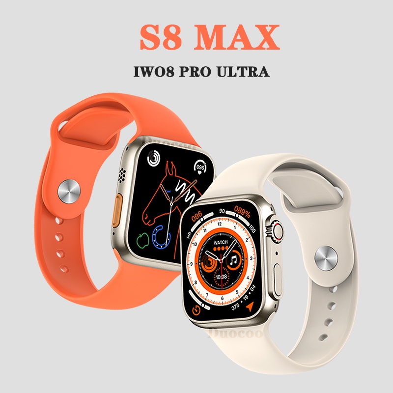 New Smart Watch ORI IWO8 PRO S8 MAX Ultra Series 8 Sprots dukungan bahasa indonesia for iPhone