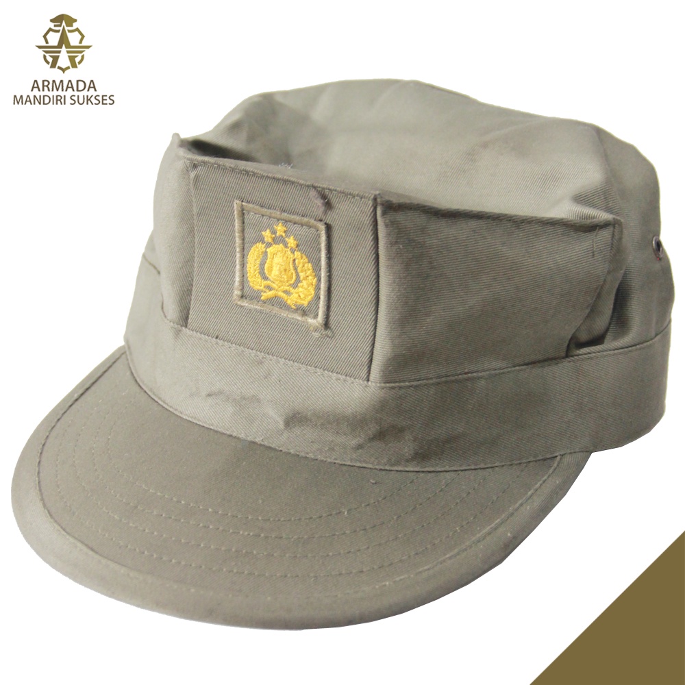 Topi Komando Logo Polri - Topi Komando