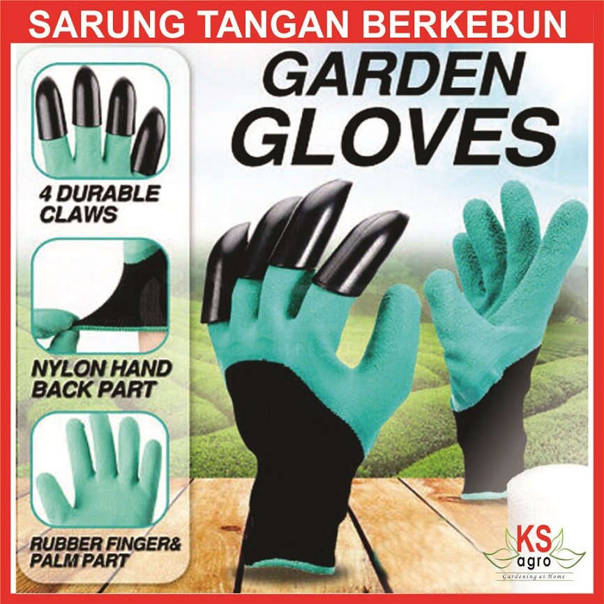 Sarung Tangan Berkebun 1 Pasang / SARUNG TANGAN CAKAR GARDENING GLOVES