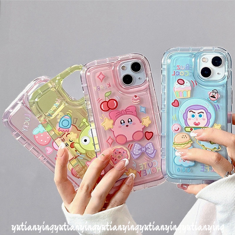 Soft Case TPU Transparan Motif Kartun Toy Story Alien Buzz Lightyear Untuk iPhone 11 7 8 6 6S Plus 14 13 12 Pro MAX XR 7plus X XS MAX