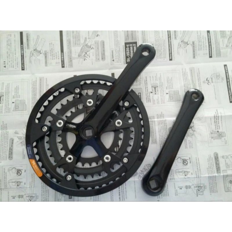 Crank Shimano Exage 400LX Oval 48T Bushguard Japan