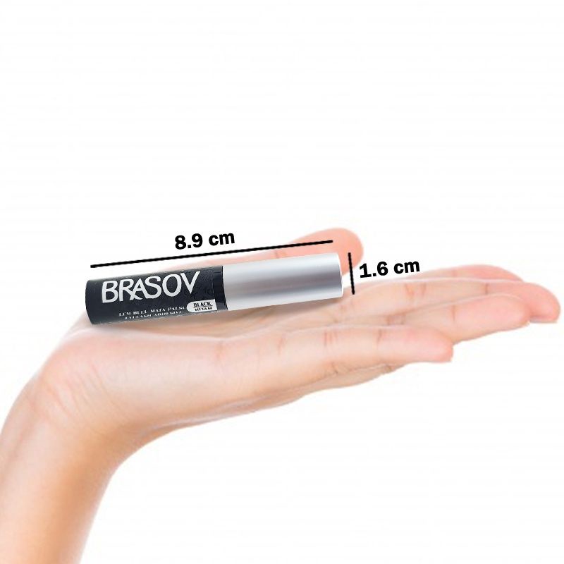Brasov Lem Bulu Mata Pulsa 8ml Tahan Air/Lem Bulu  Mata BPOM