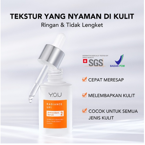 【Best Selling】YOU 8× SymWhite 377 Radiance Up! Brightening Serum with Niacinamide Vitamin C | Atasi Bekas Jerawat and Dark Spot