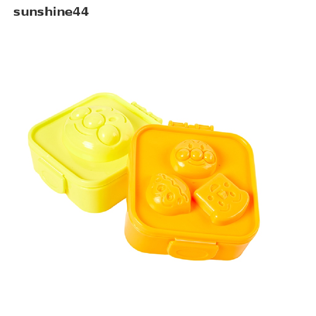 Sunshine 2Pcs Cetakan Telur Rebus / Sushi / Bento DIY Bentuk Kartun