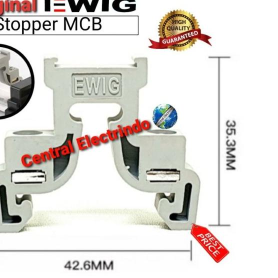 COS Change Over Switch Ohm Saklar EWIG Din Rail 2Phase 63A Model MCB.