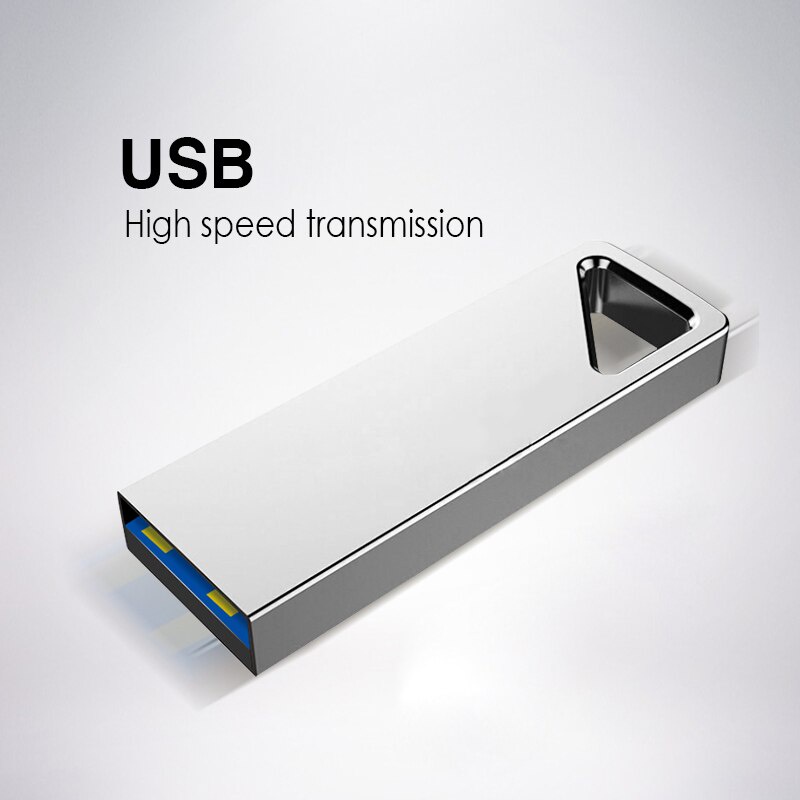 Flash Disk USB 2.0 Kapasitas 1TB Kapasitas 2TB Bahan Metal Anti Air