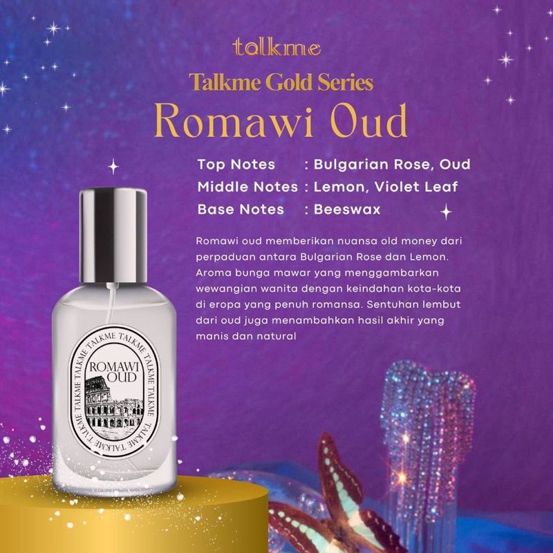 Parfum Talkme Gold Series