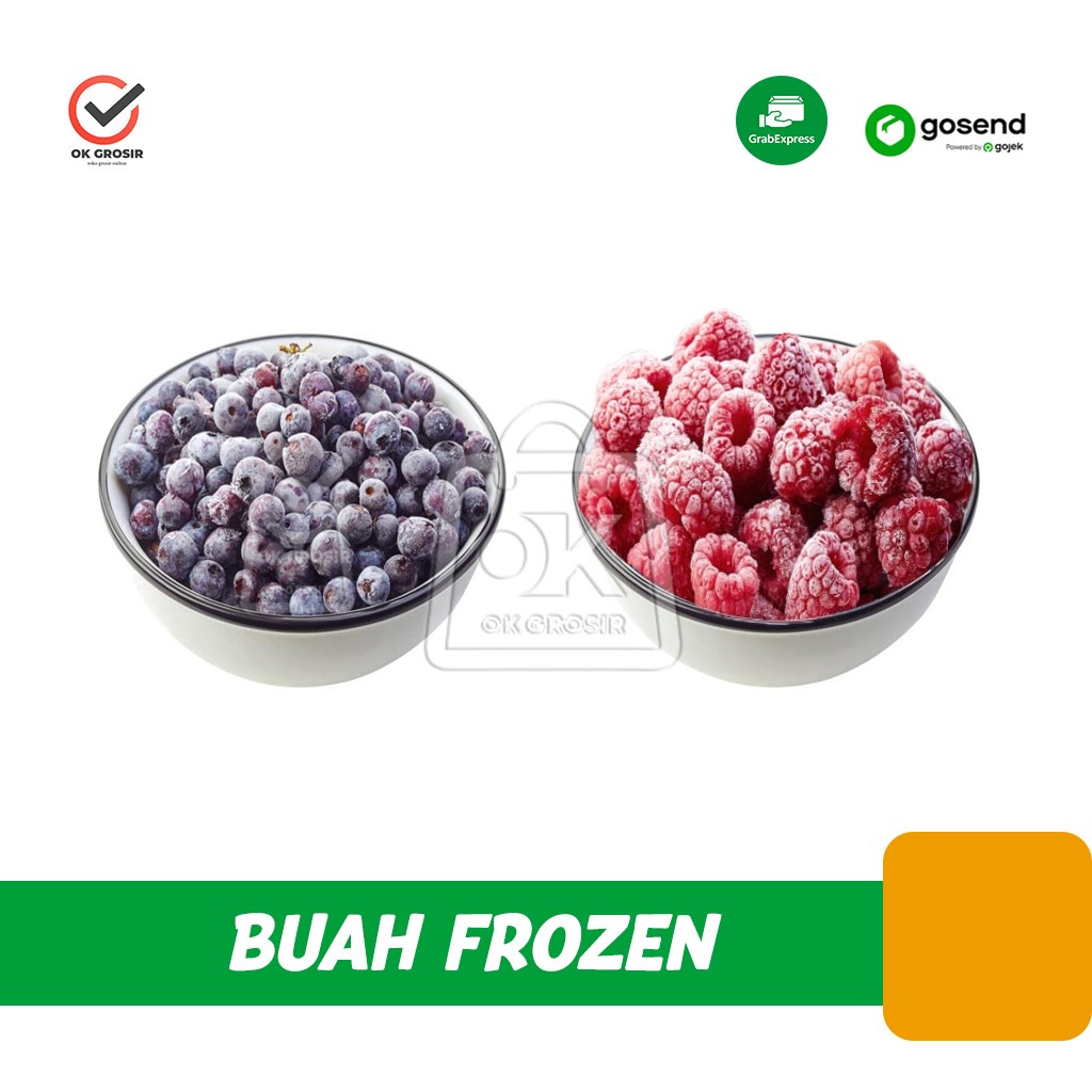 

Buah Blueberry / Raspberry / Mulberry / Strawberry Frozen (1 Kg) KHUSUS INSTANT