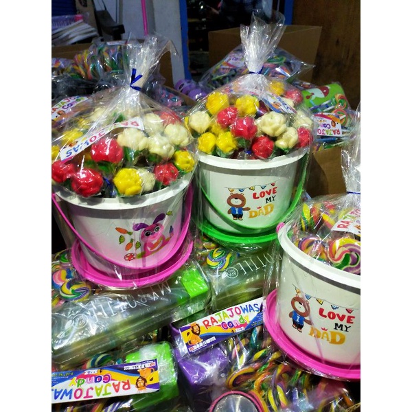 

LOLLIPOP MAWAR BERHADIAH RANTANG isi 60pcs