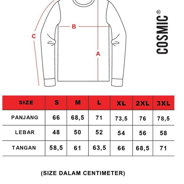 Cosmic Kaos Lengan Panjang Filson - XL