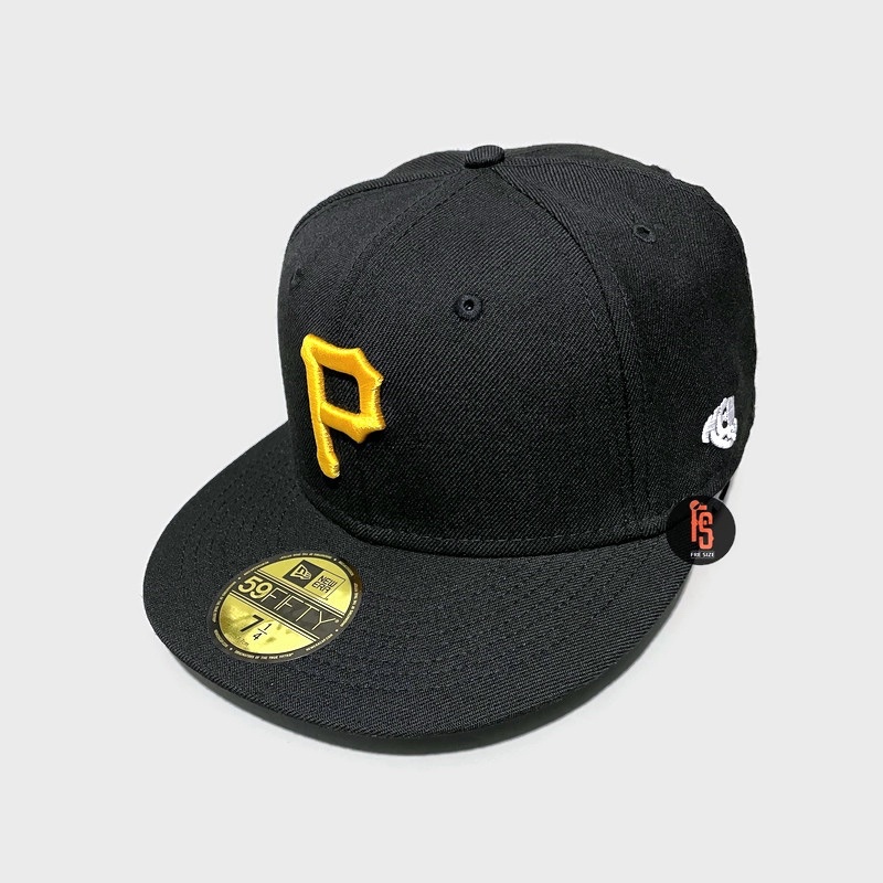 TOPI NEW ERA ORIGINAL 5950 LOGO HISTORY PITTSBURGH PIRATES BLACK