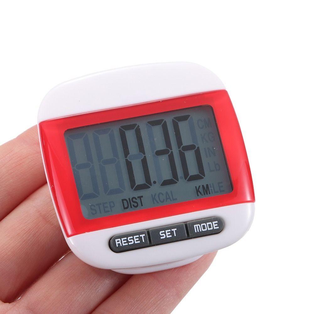 Populer Pedometer Digital Smart Fitness Calories Counter Jogging Sabuk Klip