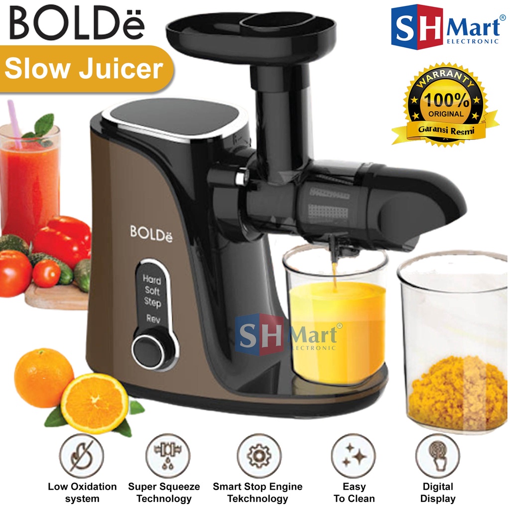 SMART SLOW JUICER UNION BOLDE - SLOW JUICER BOLDE GARANSI RESMI