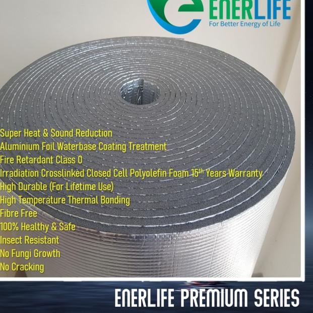 Peredam Panas Atap, Aluminium Foil Atap, Thermal Foam Insulation 10mm