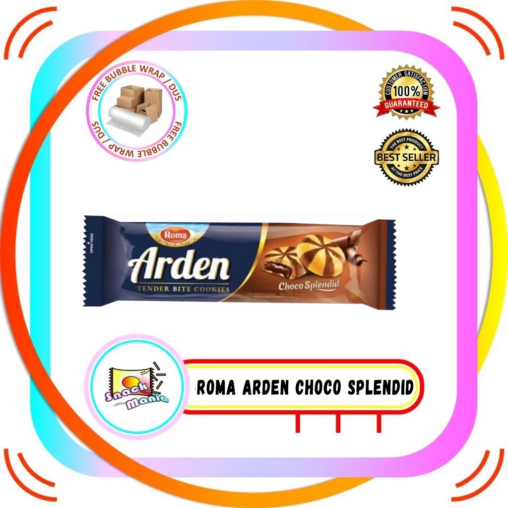 

Roma Arden Choco Splendid Tender Bite Cookies 30 gr Kukis Krim Coklat