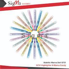 

Stabilo Highlighter 6 Warna Candy S73