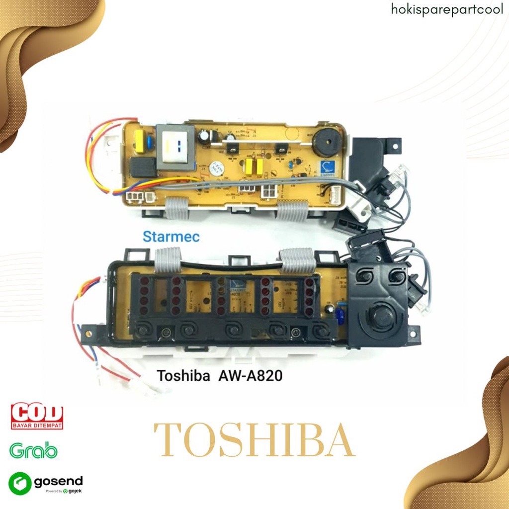 MODUL PCB MESIN CUCI TOSHIBA AW-F820M/ AW-A780E AWA800SN AWA880SN