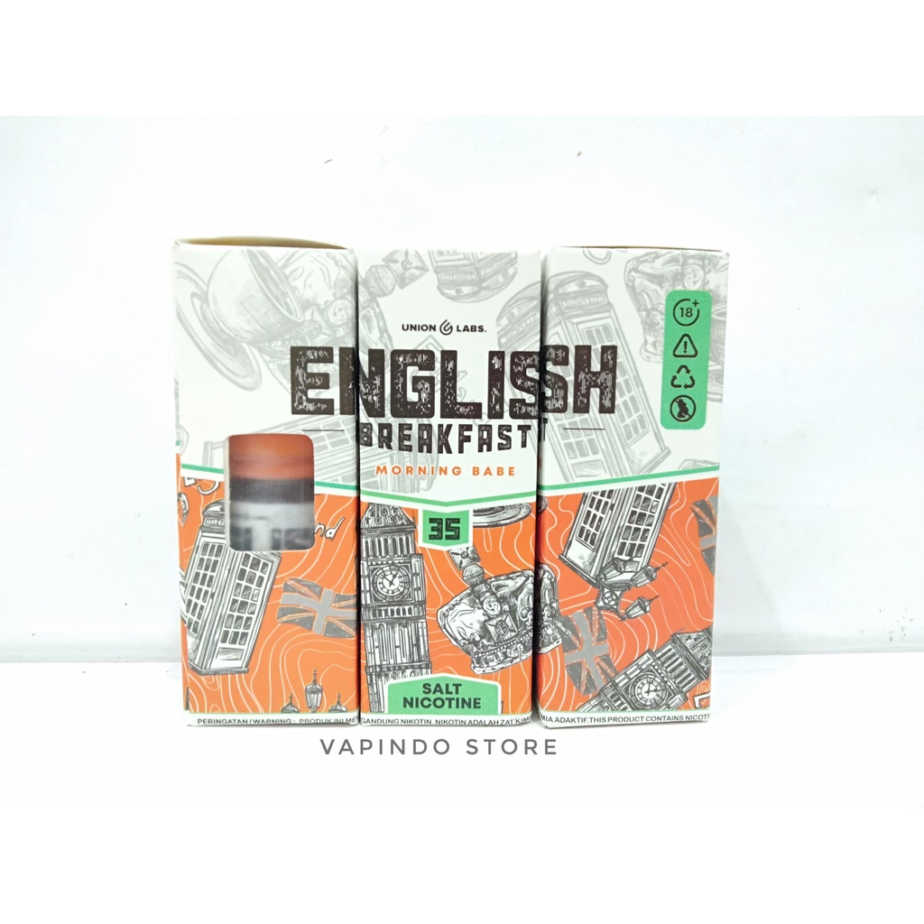 NIC 35MG SALT ENGLISH BREAKFAST V3 MORNING BABE 30ML BY UNIONLABS