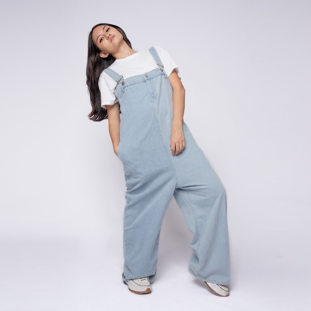 VIERLIN - Jumpsuit jeans 391