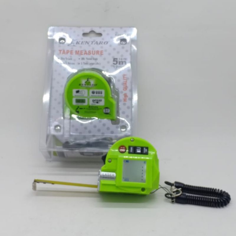 Meteran digital sensor 40Meter + 5Meter roll kentaro Japan quality