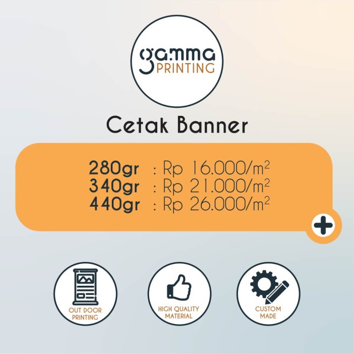 Cetak Banner Digital Print Outdoor / Print Spanduk Custom Murah Baliho