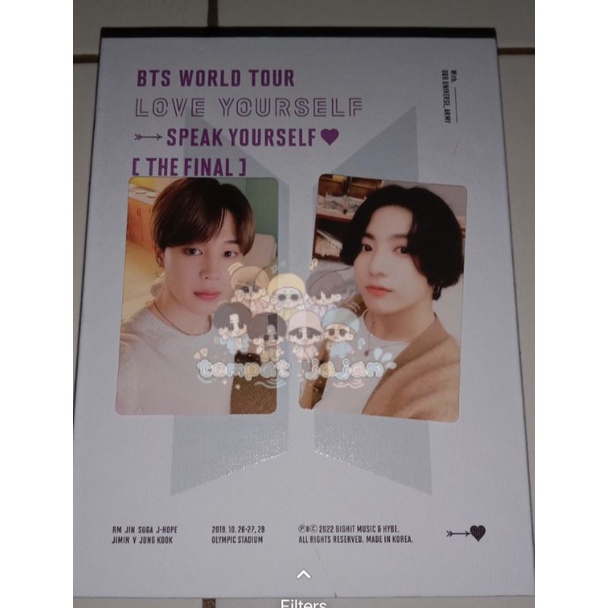 [READY STOCK] PHOTOCARD JUNGKOOK JIMIN DVD SYS THE FINAL BTS