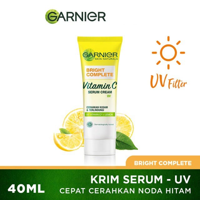 Garnier Bright Complete White Speed Day Serum Cream UVA/UVB 40 ml