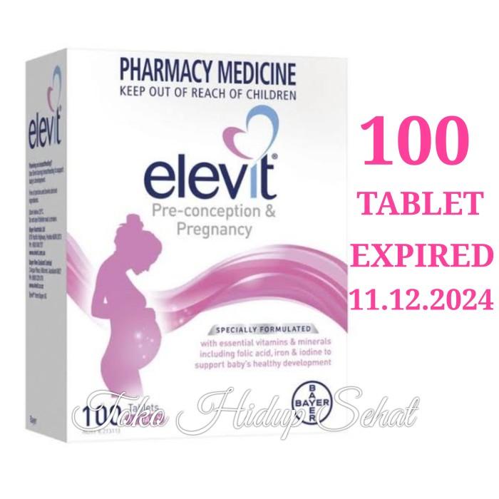 Jual Elevit Pregnancy Multivitamin Ibu Hamil Australia 100 Tablet