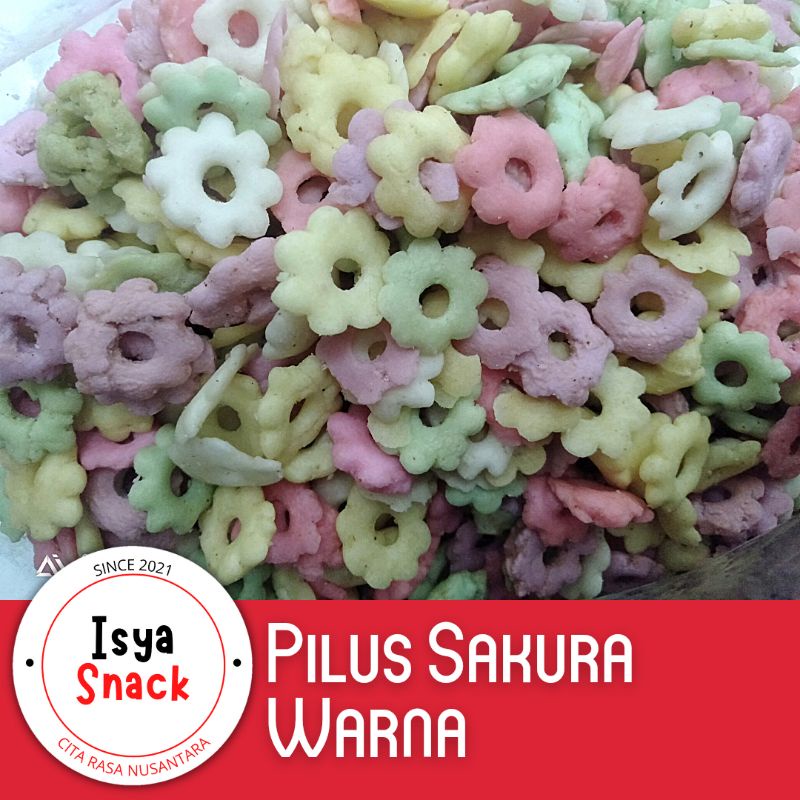 

Isya Snack- Pilus Sakura Warna 250gr