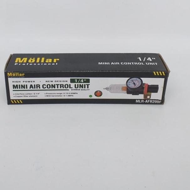 Mollar Air Filter Regulator / Filter Udara Kompresor 1/4 Inch