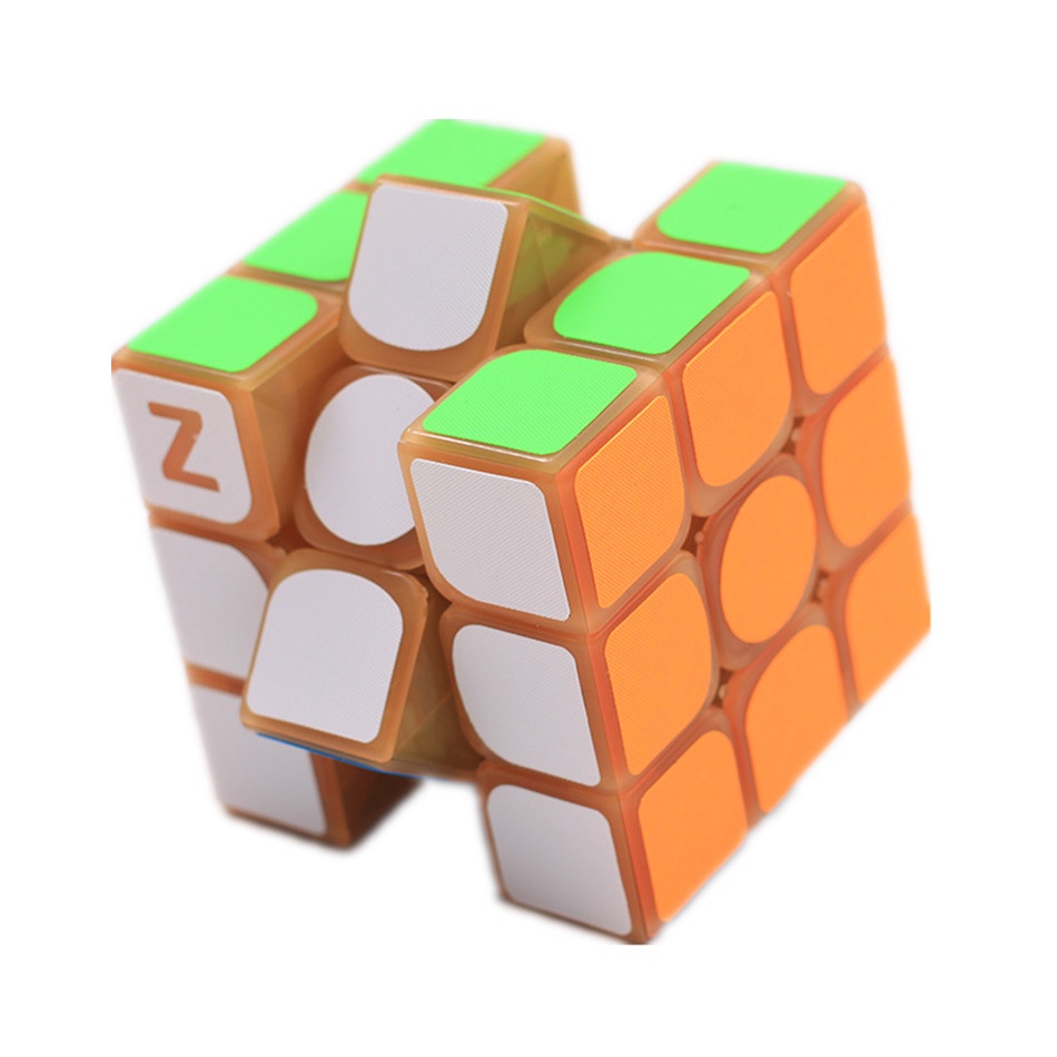 Zcube Mainan Kubus Rubik 3x3 X 3 Glow in the Dark Untuk Edukasi Anak&amp;amp;Kubus Klasik Untuk Edukasi