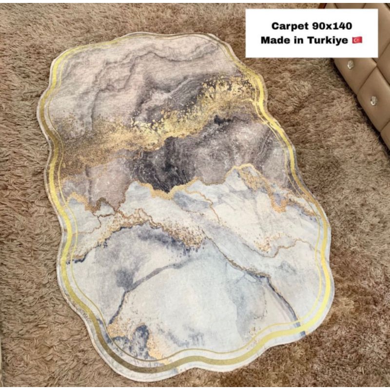 karpet marble turkiye gold premium