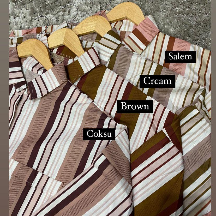 Bella Jumbo Stripe | Tunik Wanita Terbaru