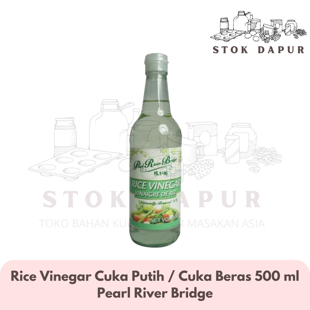 

Pearl River Bridge Rice Vinegar Cuka Putih Cuka Beras 500Ml