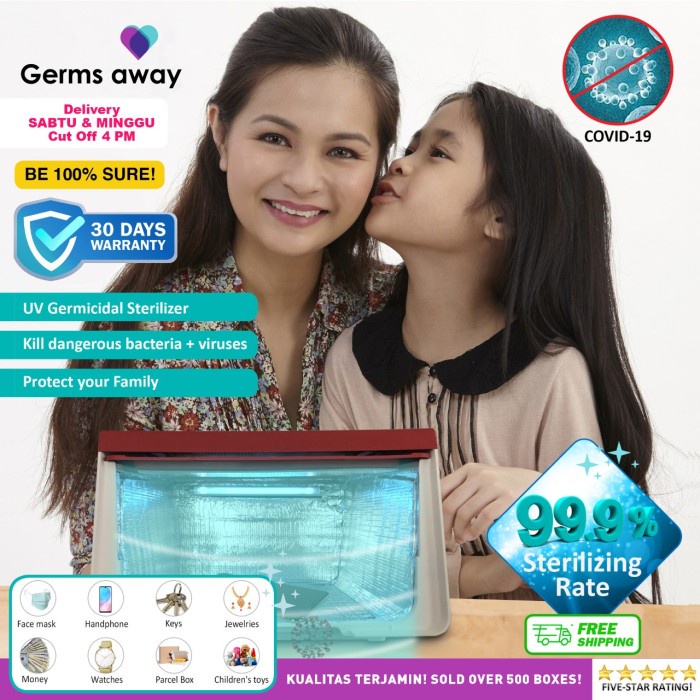 Alat Makan Uv Sterilizer Box / Box Sterilisasi Uvc/ Kotak Sterilisasi Uvc