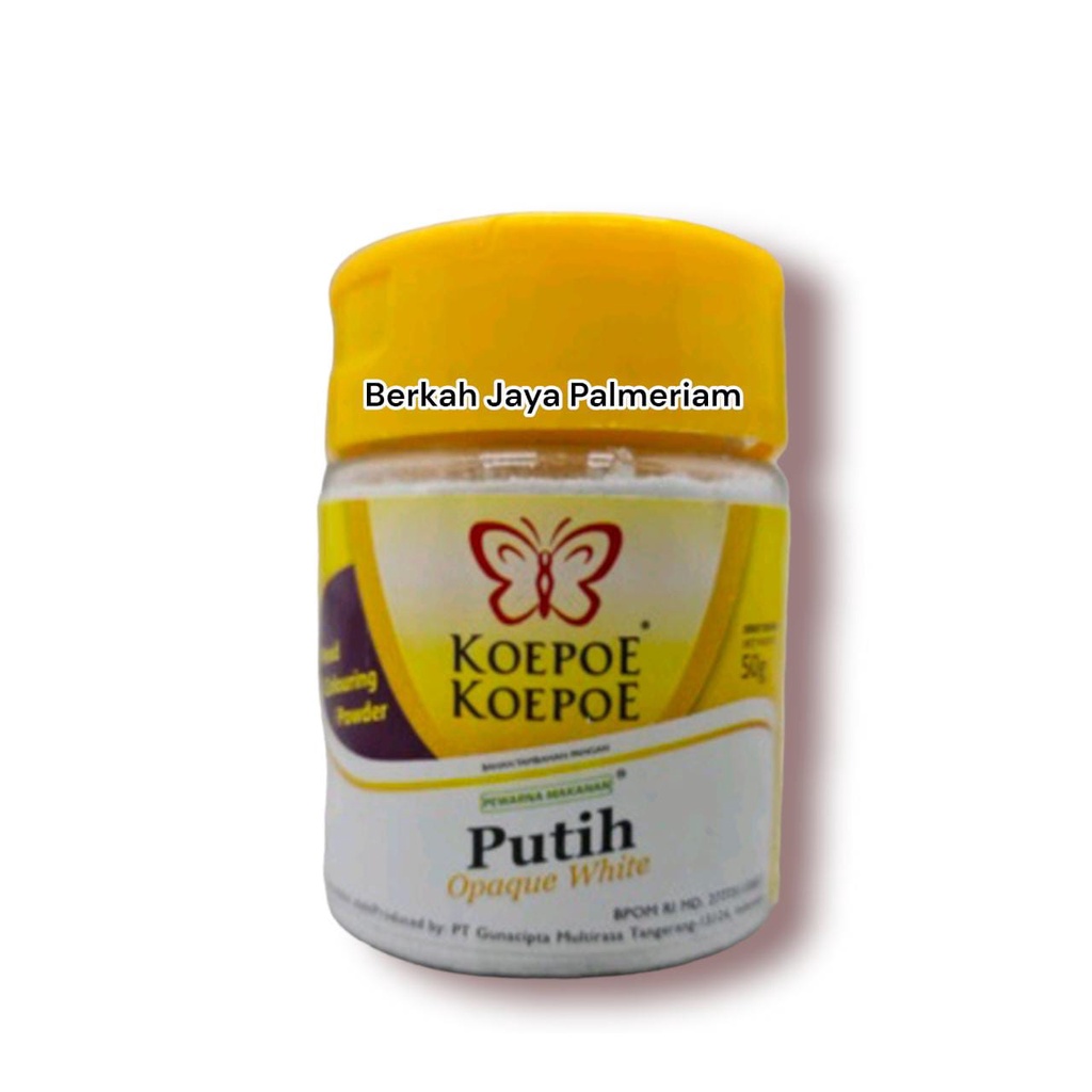 

Pewarna Putih Bubuk 50gr Koepoe (Opaque White)