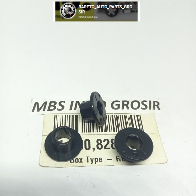 ISI 10pcs RING BUSING BOSH BOS M6 BAUT 10 RING PLASTIK RING TAMENG KENALPOT UNIVERSAL
