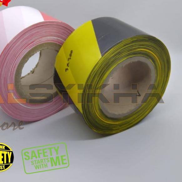 

Barricade Safety line 3"x300 mtr/roll - Kuning