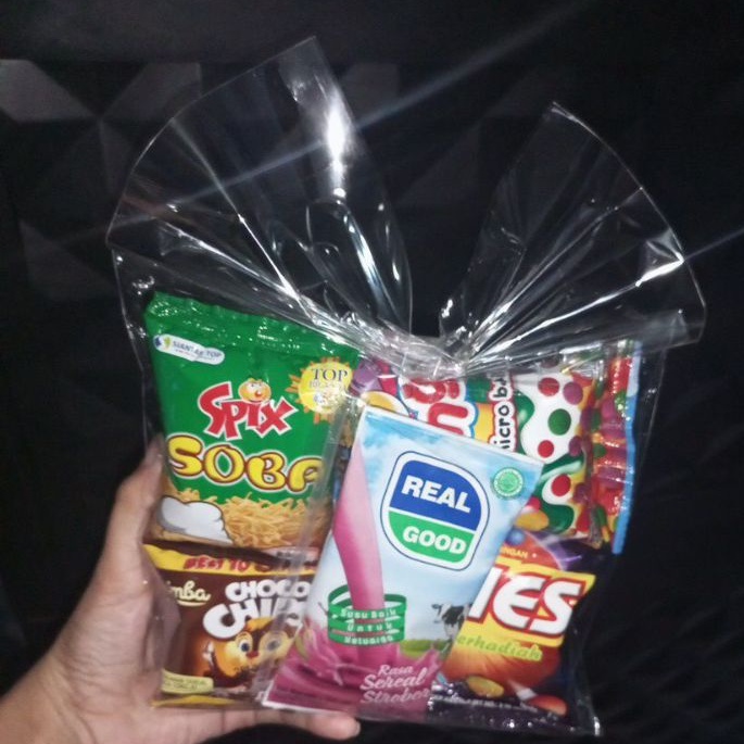 

parcel mini ulang tahun/paket Snack hemat murah