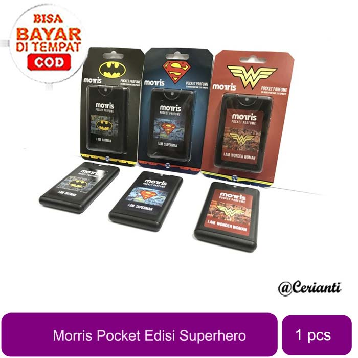 [TRAVEL SIZE] [18ML] [BPOM] Morris Pocket Superhero 18ml | Travel Edition | Edisi Kantong_Cerianti