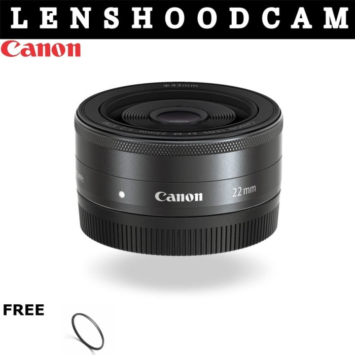 LENSA CANON 22MM F2 STM / LENSA MIRROLES CANON EF-M 22MM F/2 STM
